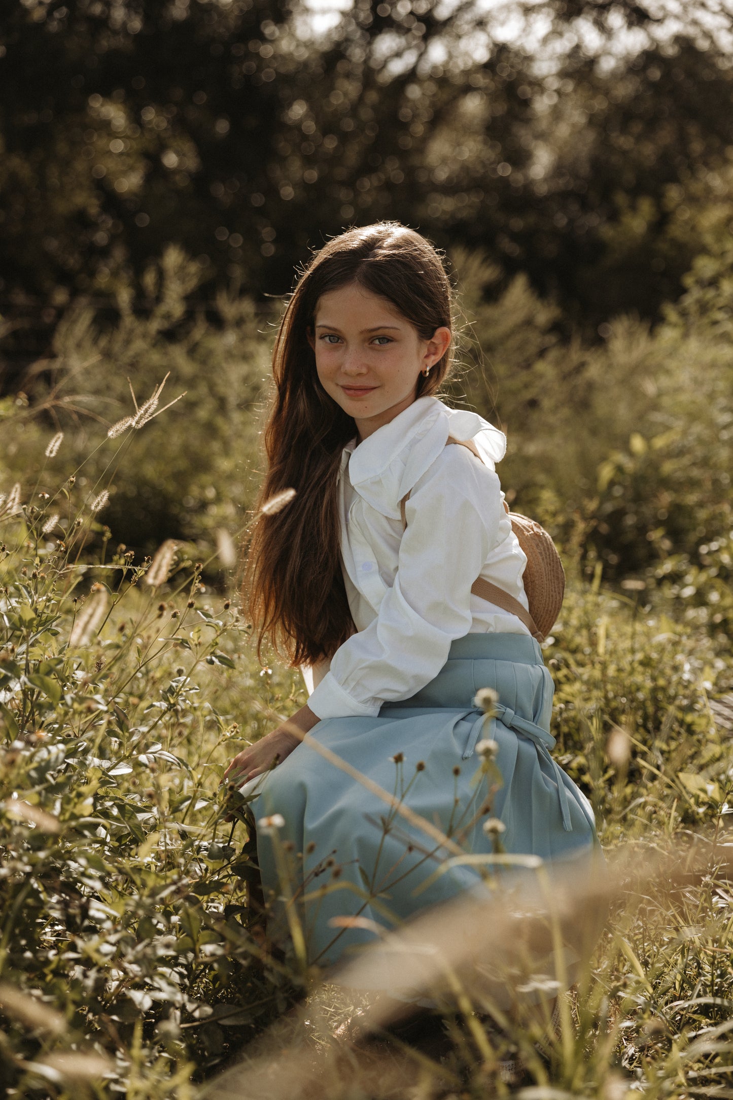 Petal Collared Blouse
