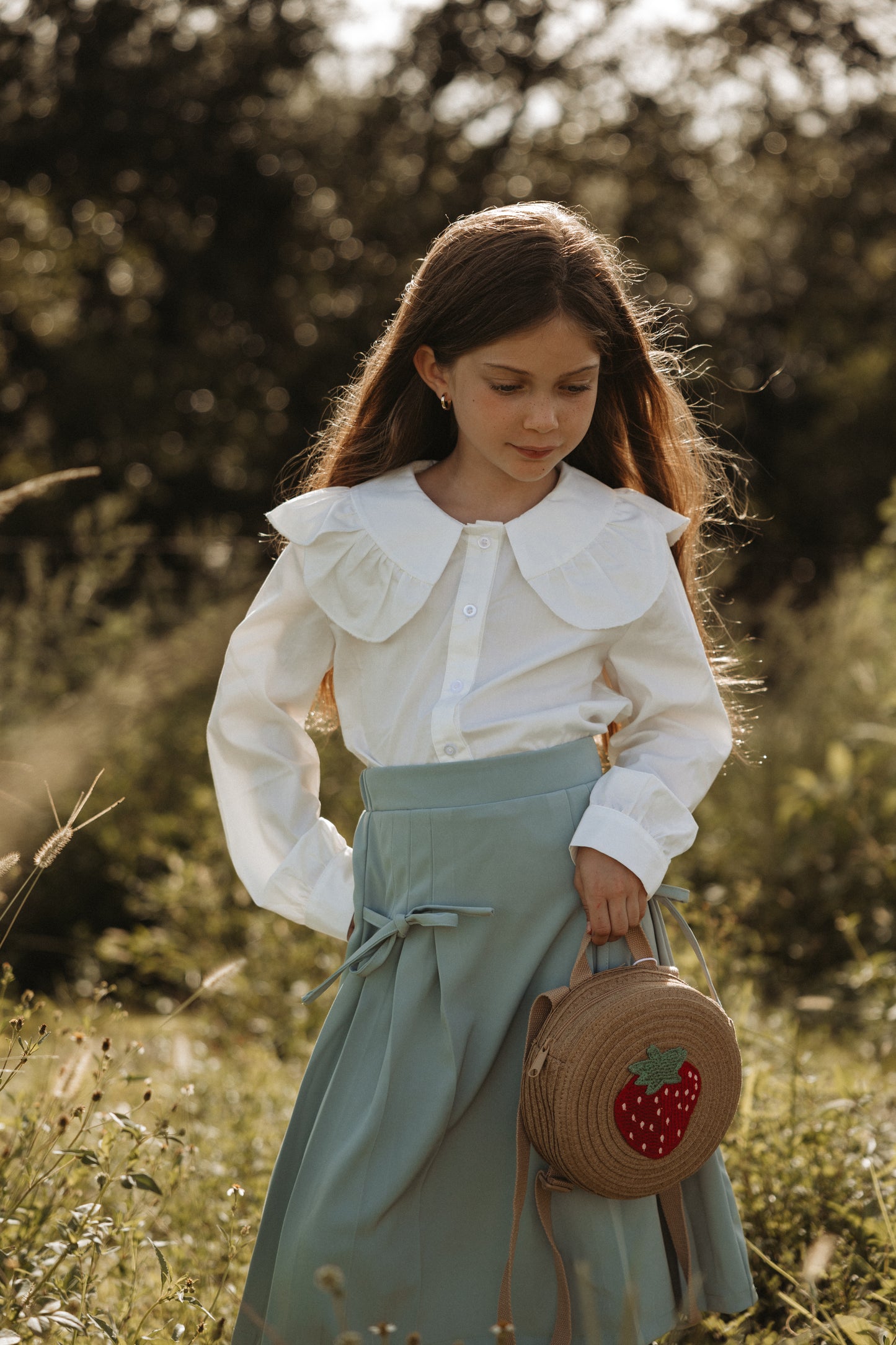 Petal Collared Blouse