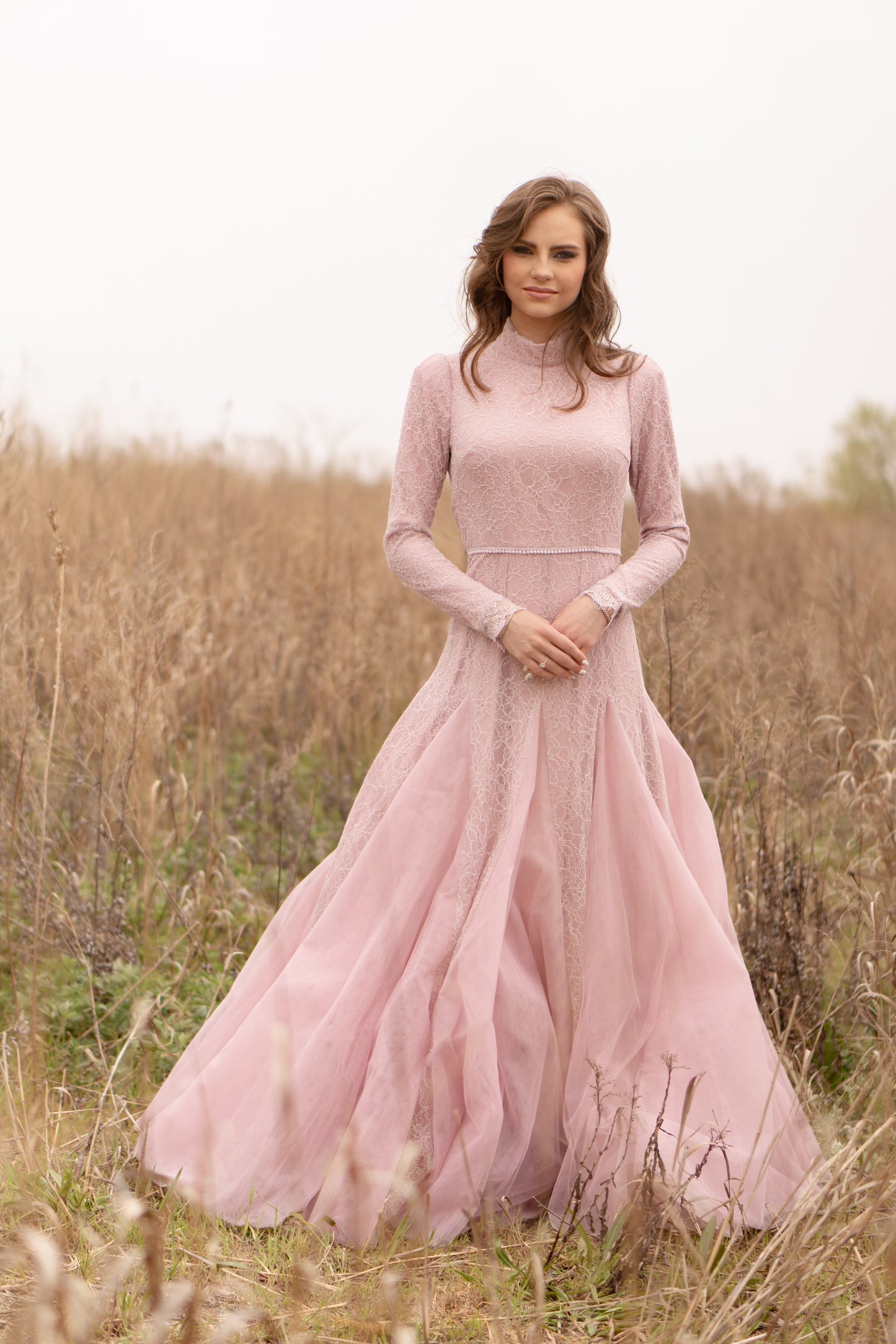 Pearl Lace Gown