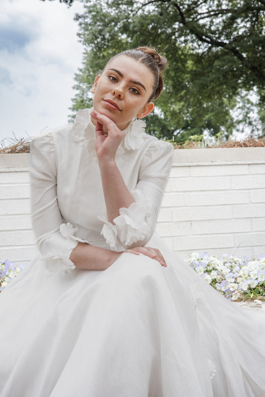 Myriam Petal Midi Dress