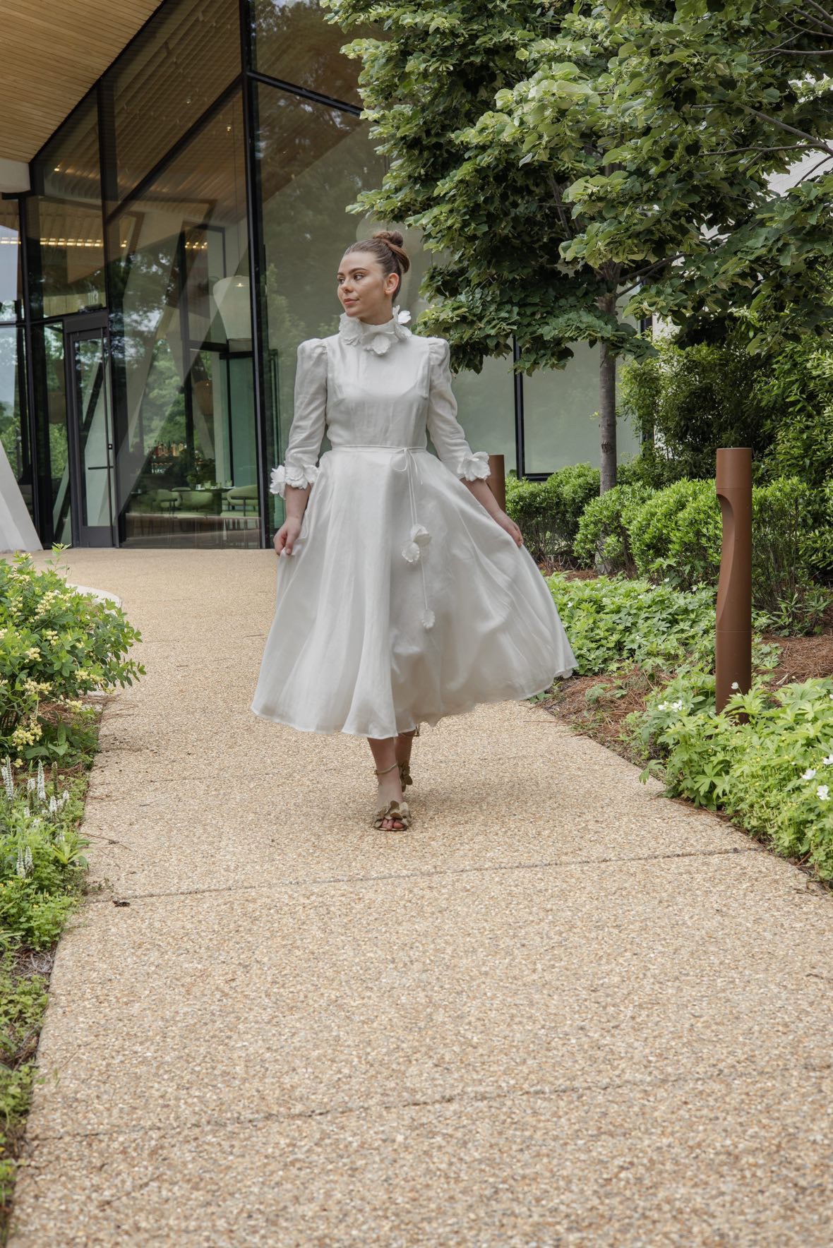 Myriam Petal Midi Dress