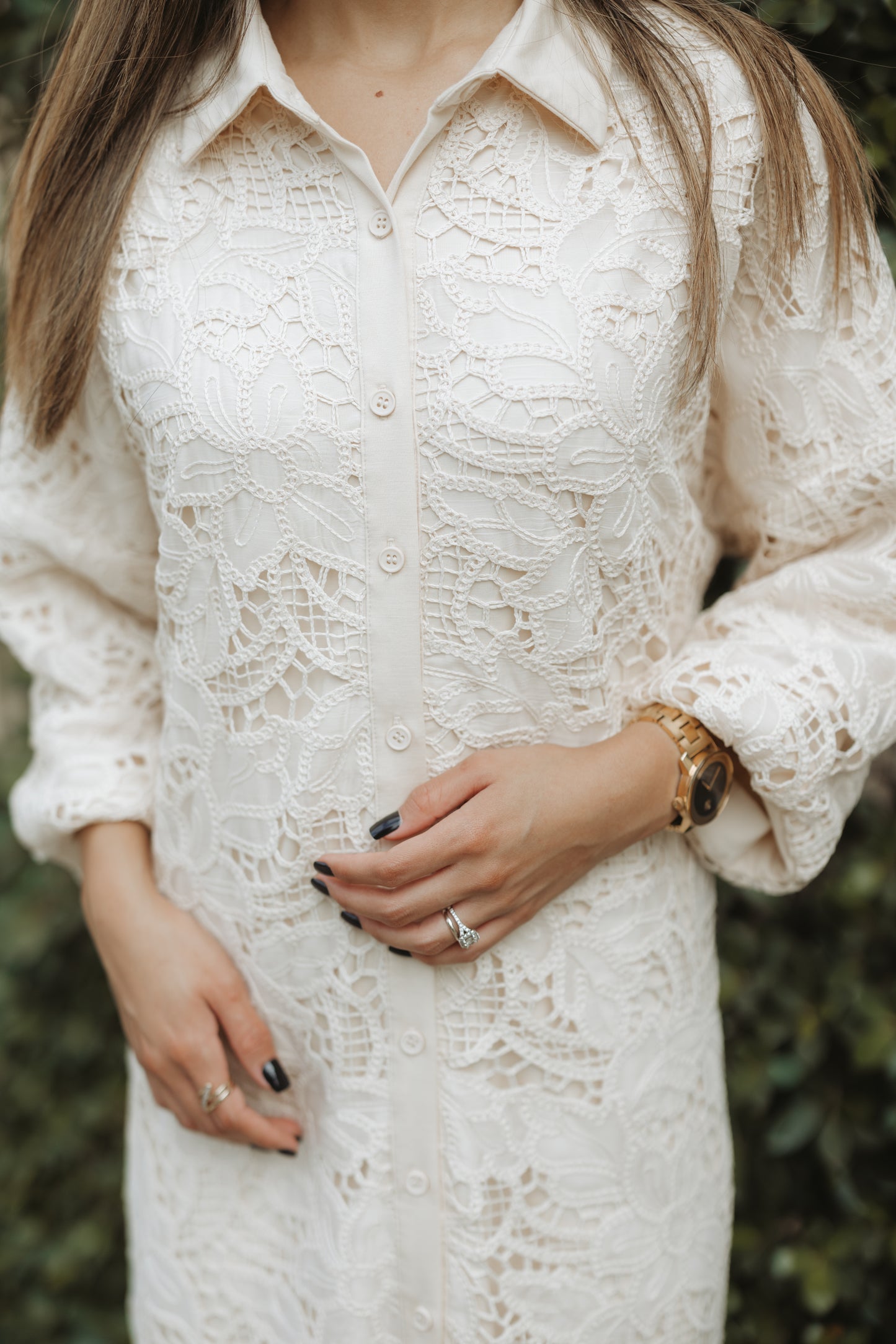Crochet Shirtdress