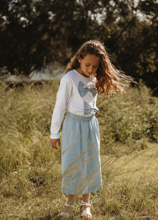Blue Bubble Skirt