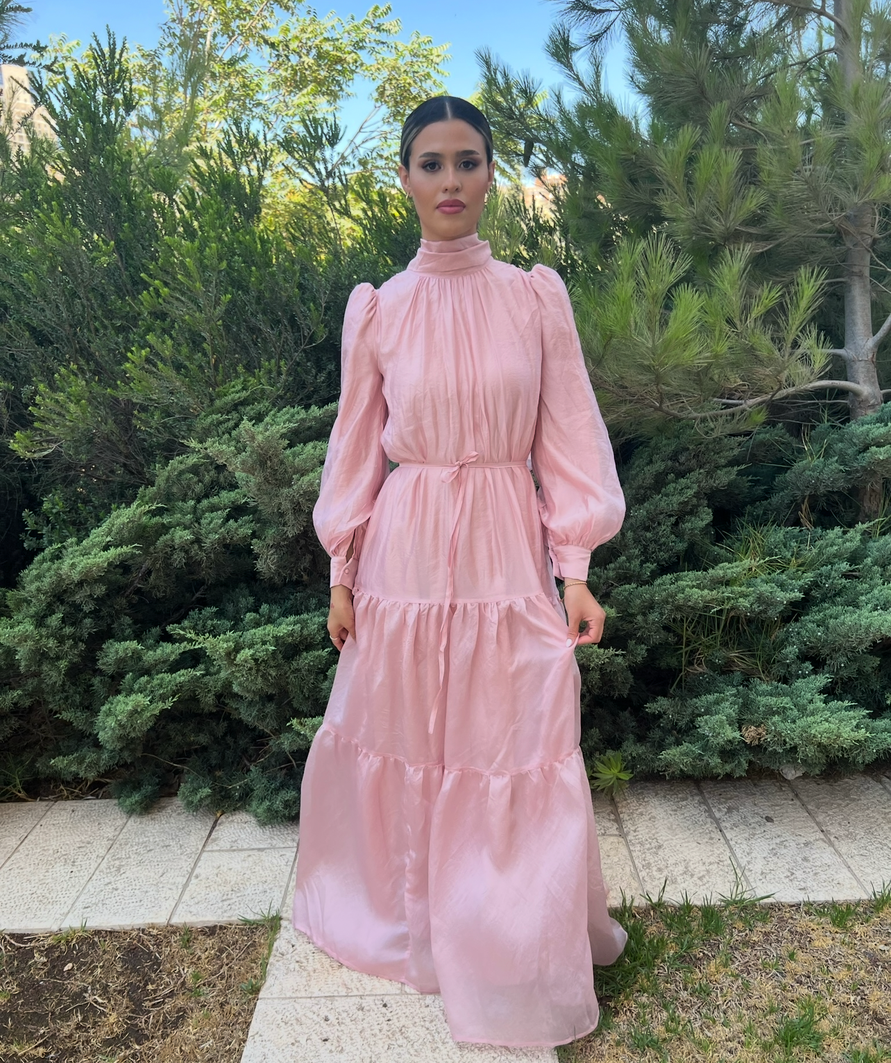 jessica chiffon maxi dress For Love and Lemons - Jessica Chiffon Maxi Dress - Pink