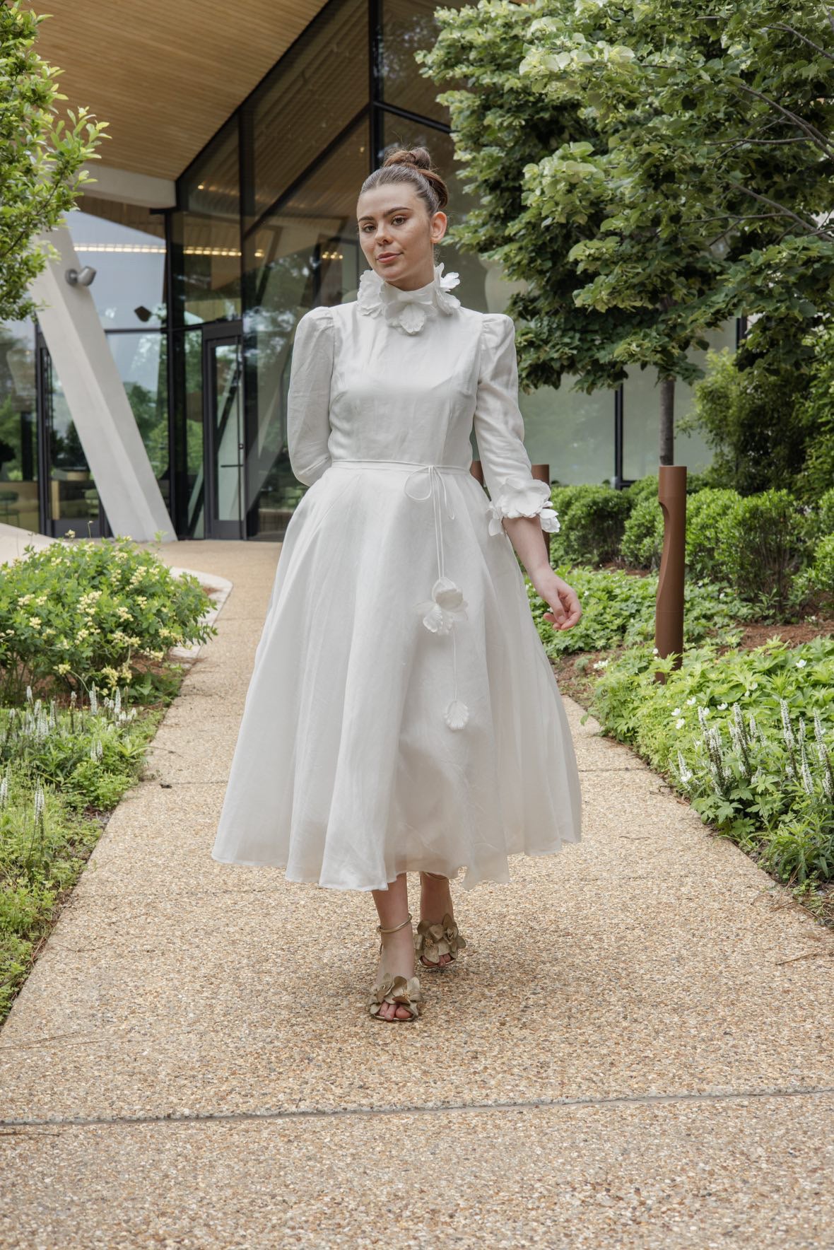 Myriam Petal Midi Dress