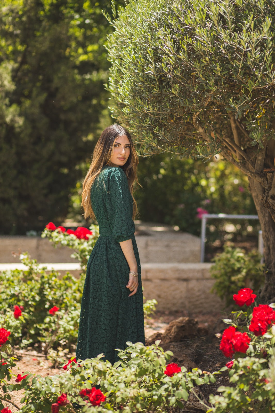Adele Belted Gown