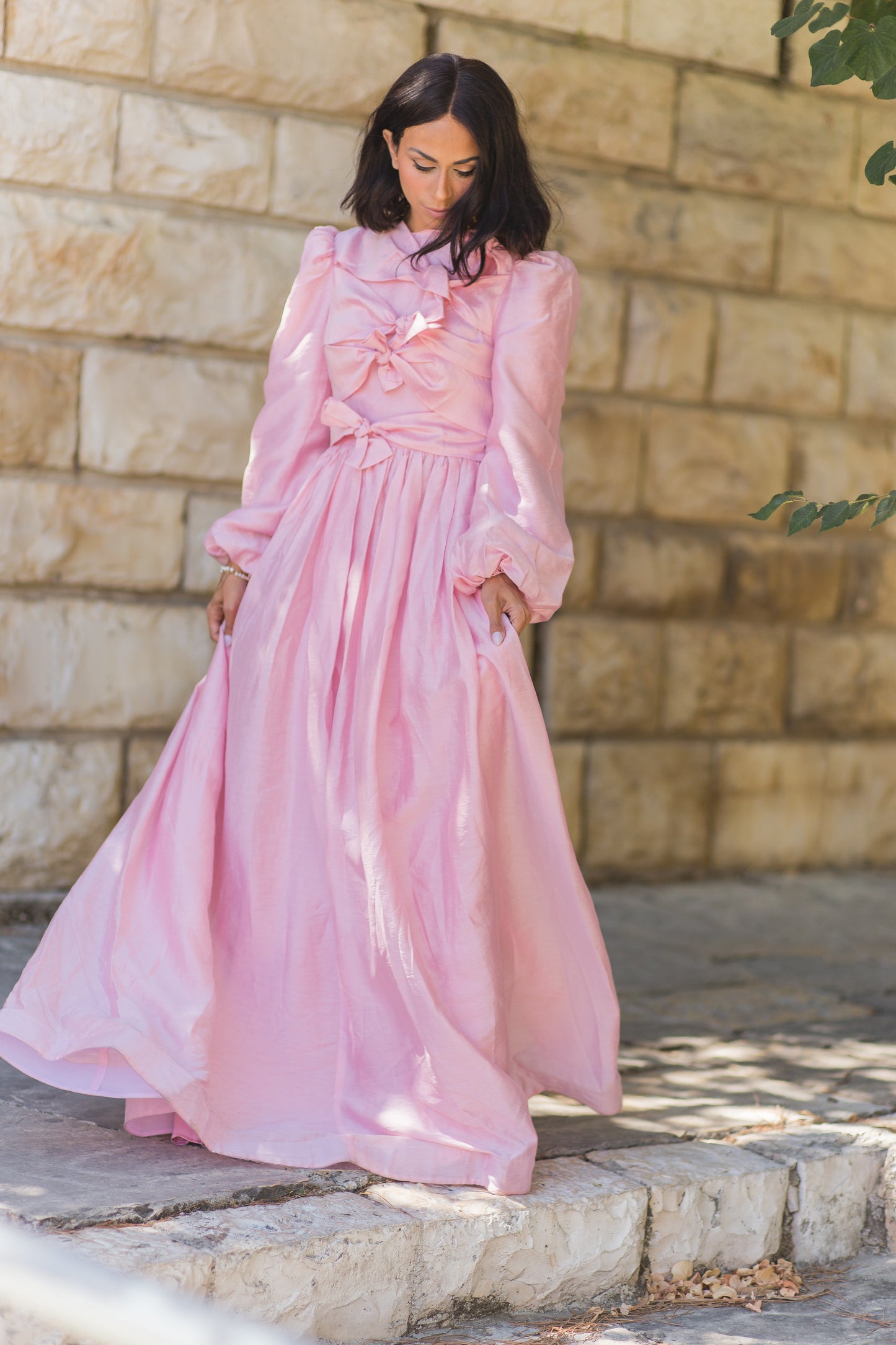 Leah Bow Gown