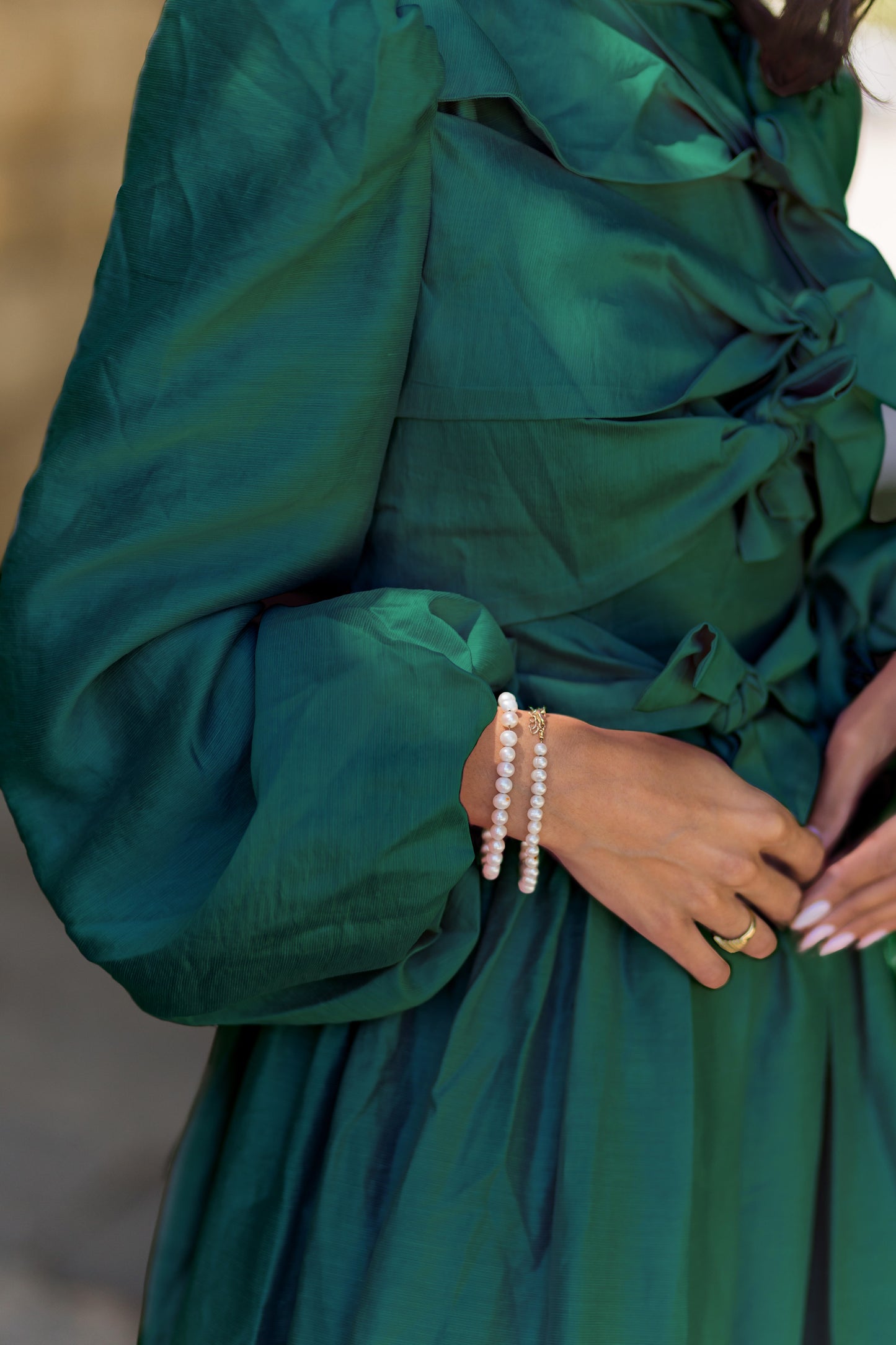 Leah Bow Gown