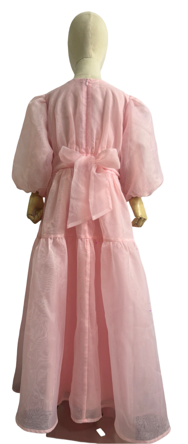 Pink Girls Gown