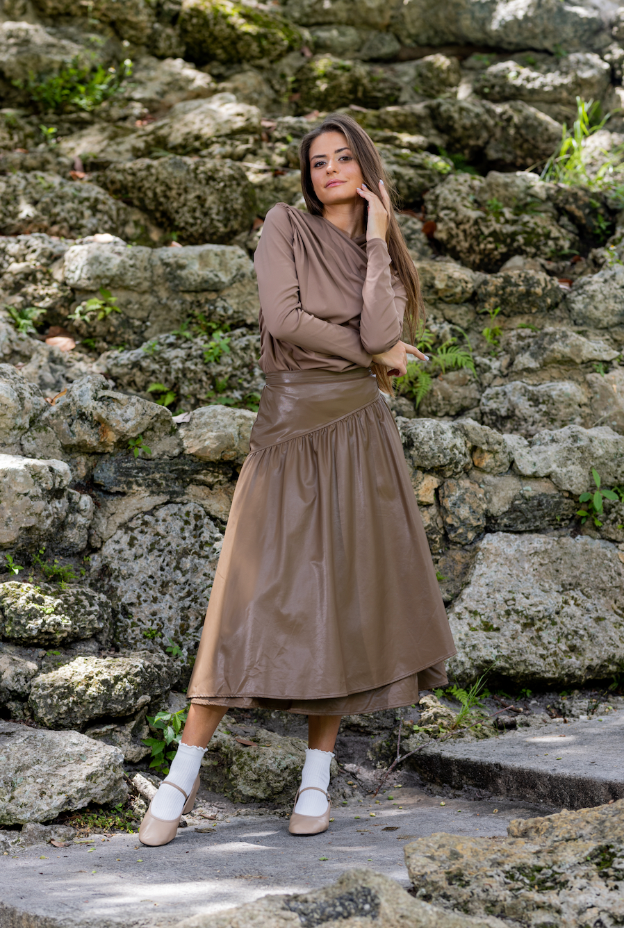 Leather Wrap Skirt – malka majesty