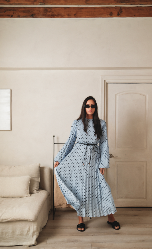 Polka Dot Dress w/ belt