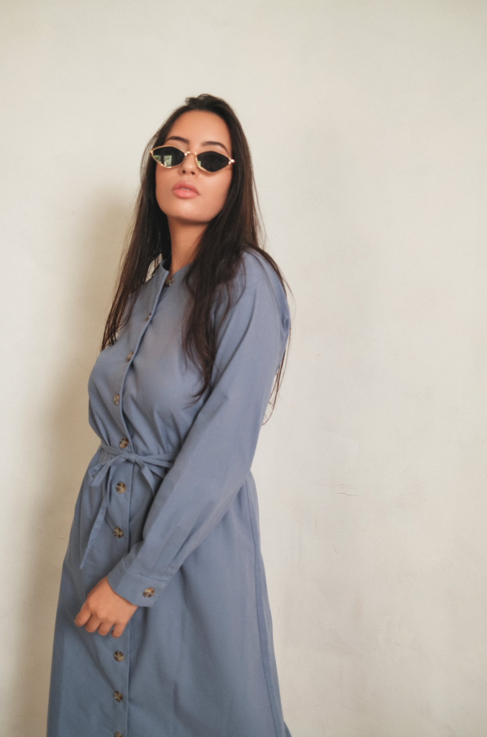 Violet Blue Vest Dress
