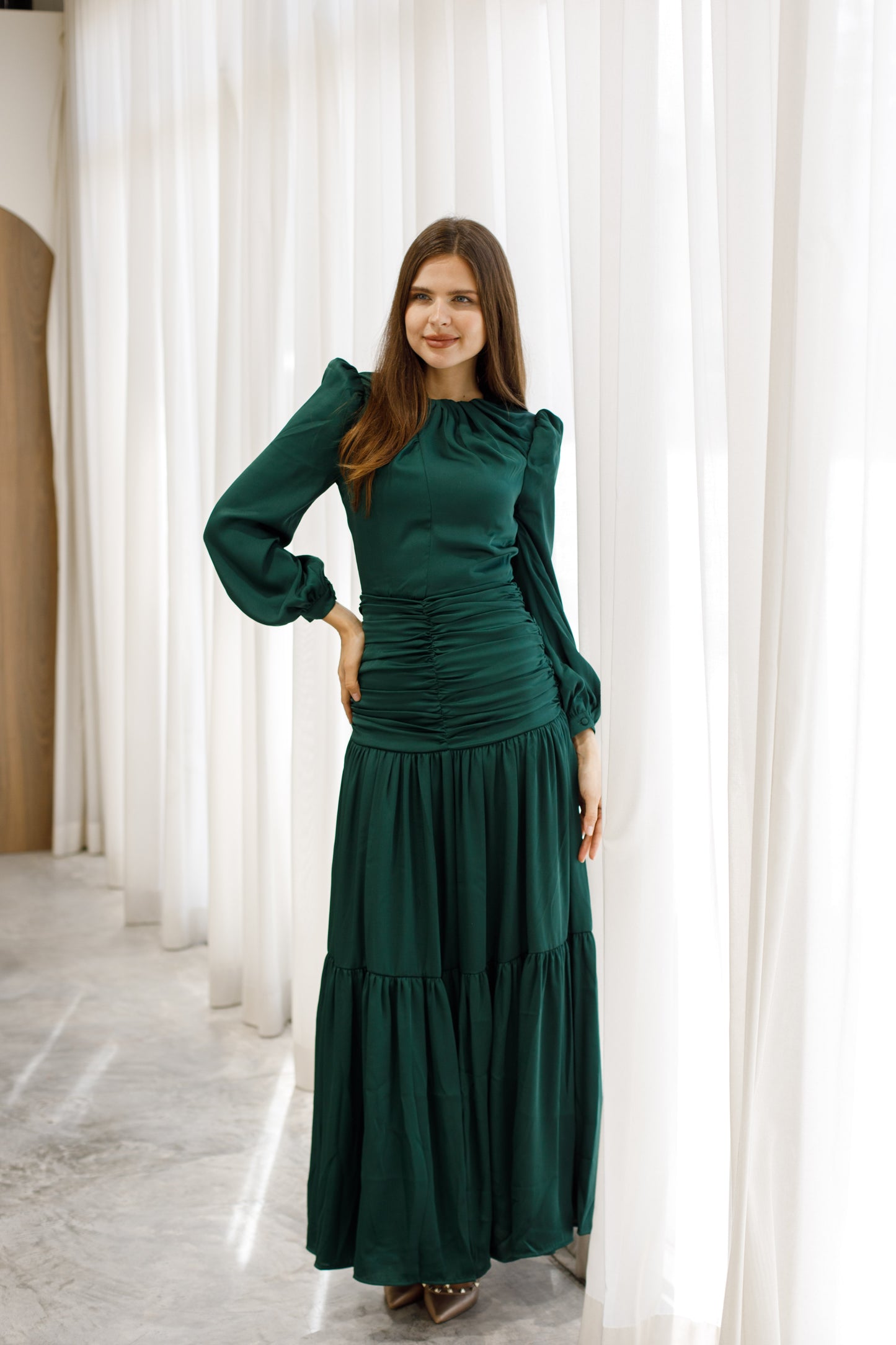 Batya Ruched Gown